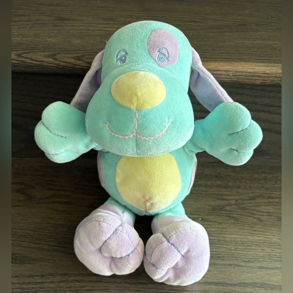 Baby Ganz plush with built in rattle 13” EUC